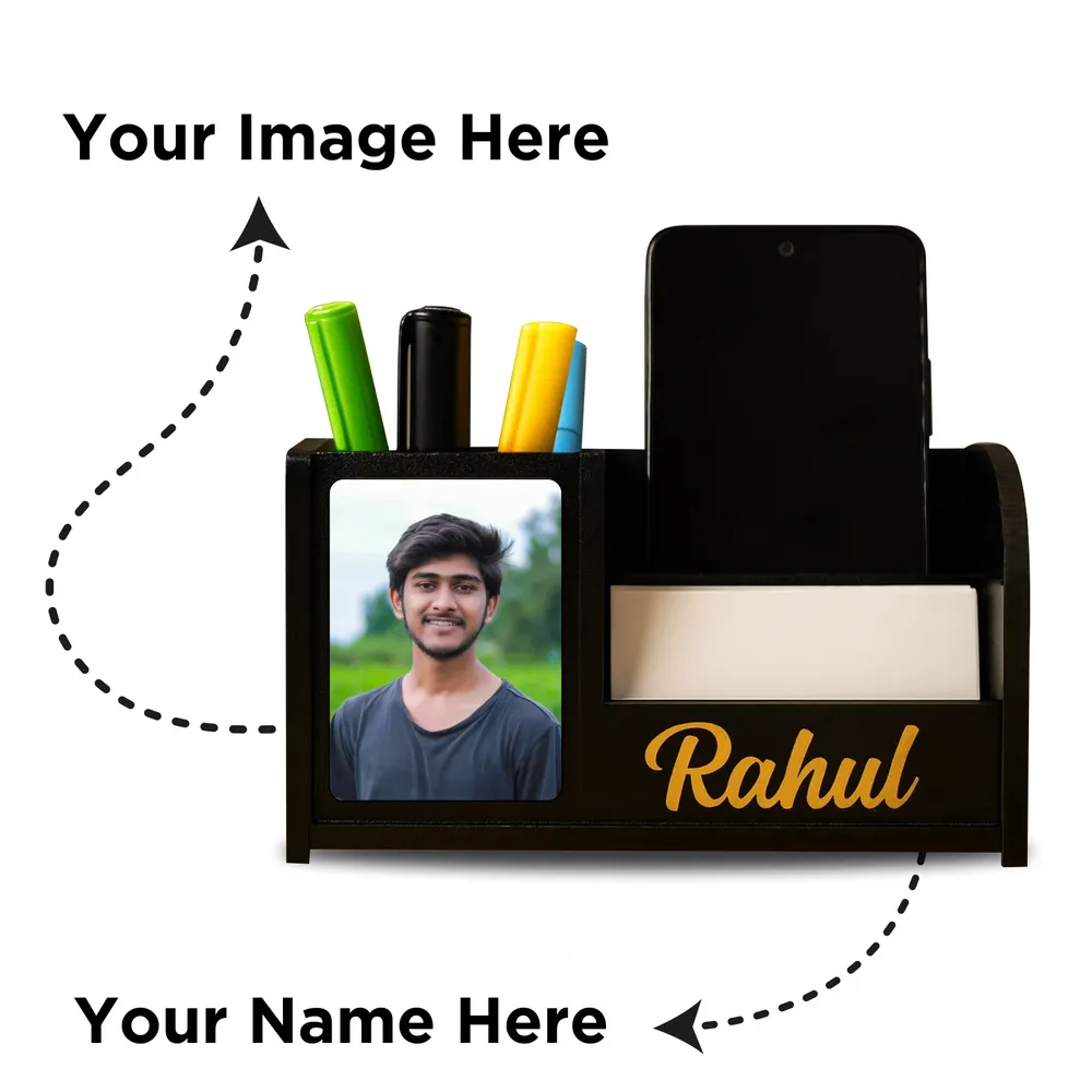 Personalized Desk Organizer with Name