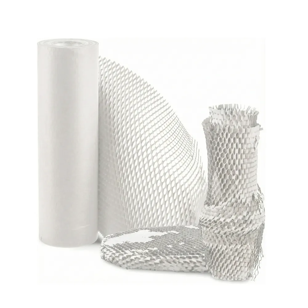 white paper bubble wrap