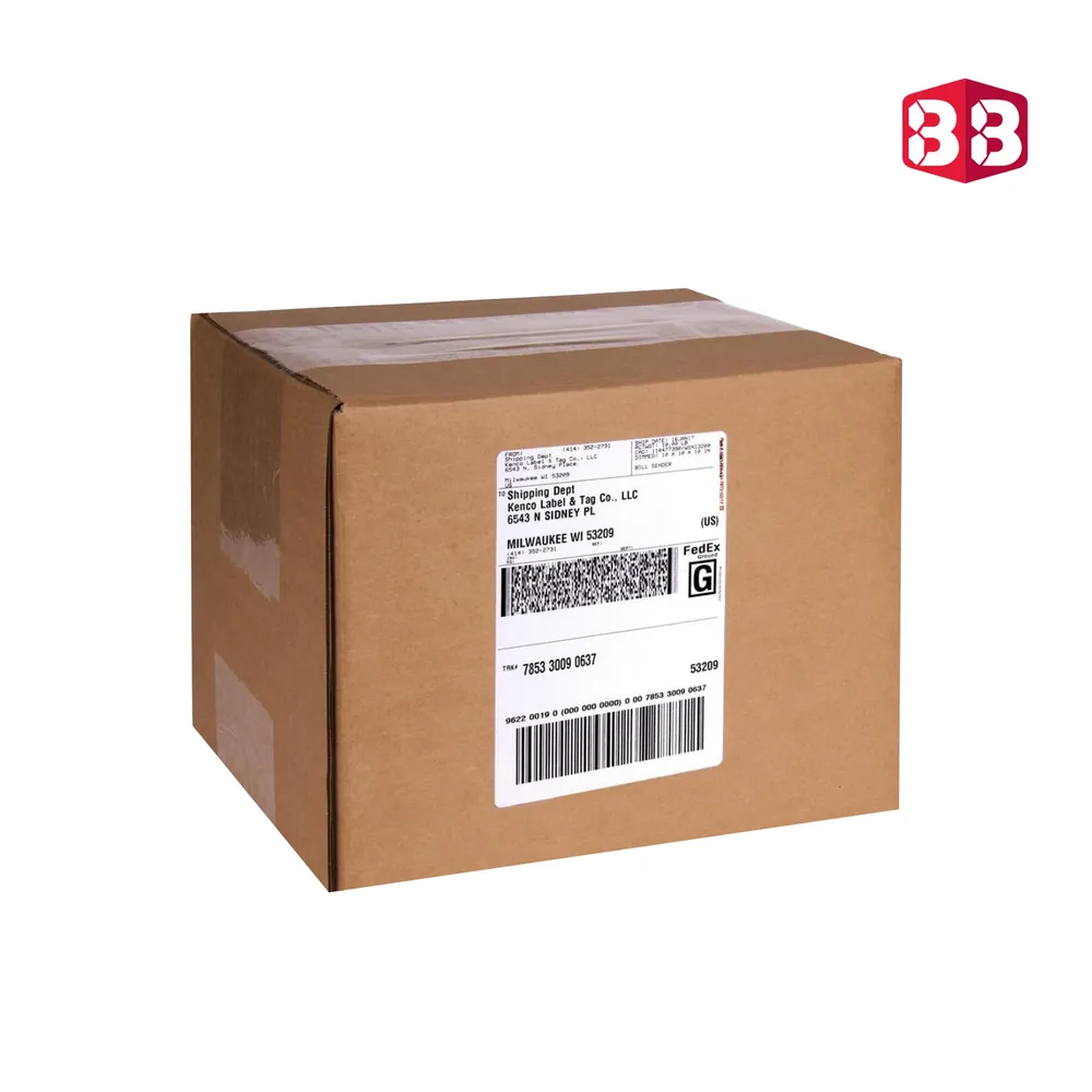 Box Brother 4x6 Inches Direct Thermal Shipping Labels - White Self-Adhesive Stickers Compatible with TSC, Zebra, Xprinter