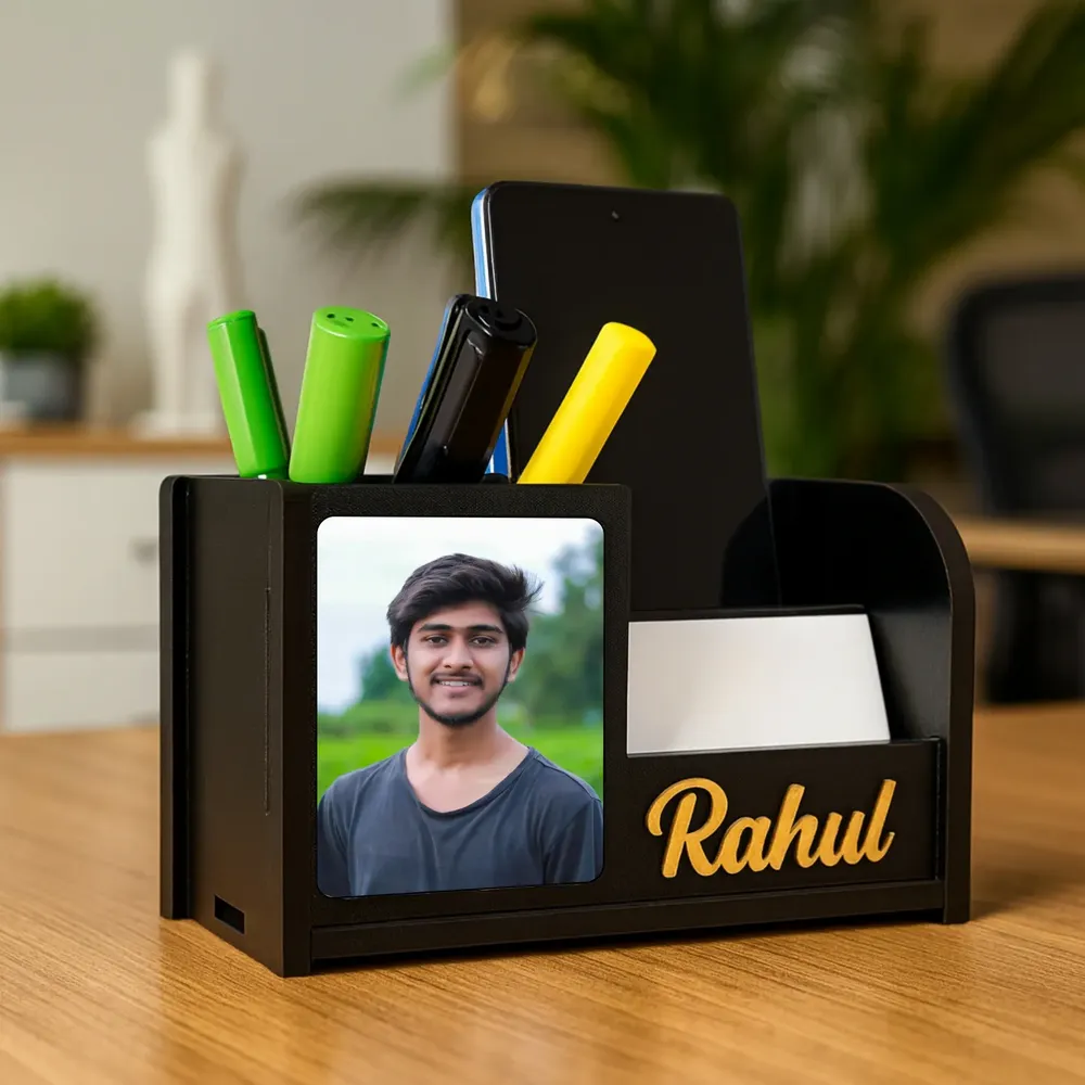 Personalized Desk Organizer with Name