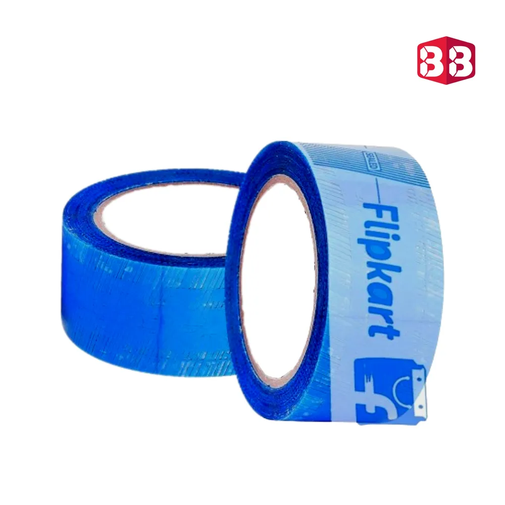 Box Brother Flip Kart Branded Packaging Tape Lenght 60 Meters (2 Inch,48 mm) Flip Kart Water Mark Very Strong Adhesive Tape