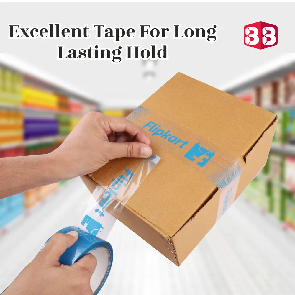 Box Brother Flip Kart Branded Packaging Tape Lenght 60 Meters (2 Inch,48 mm) Flip Kart Water Mark Very Strong Adhesive Tape