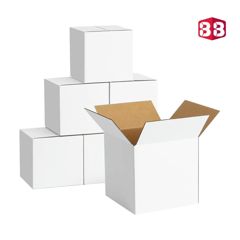 9.5x6x3.5 Inch White Flap Box – Your Go-To for Stylish & Safe Packaging