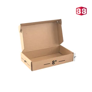 Box Brother 3 ply Brown Corrugated Carton Flap Box Size 8X4X2 inches Length 8 inch Width 4 inch Height 2 inch Shipping Box Courier Box